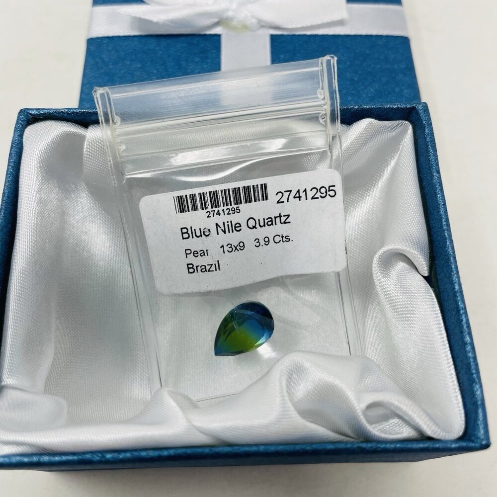 Shop LC‎ Blue Nile Quartz Pear 13x9 mm Loose Gemstone for Jewelry Making 5070